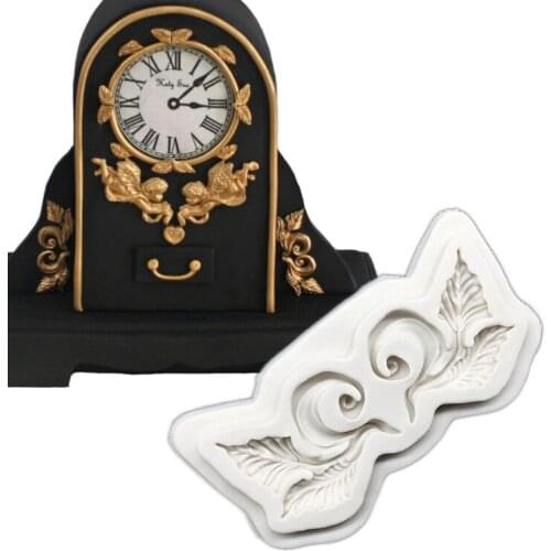 Vintage Relief Border Silicone Sugarcraft Mold Fondant Cake Decorating Tools Cupcake Chocolate Baking Molds