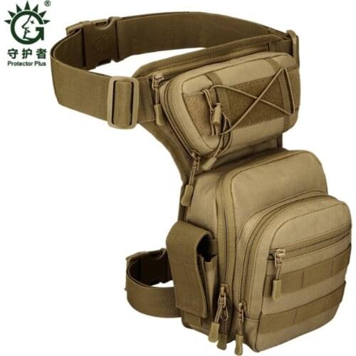 Hot Waterproof Nylon Tactical Drop Leg Bag Molle System Hunting Tool Waist Pack Belt Thigh Pouch Male Women Military Equipment