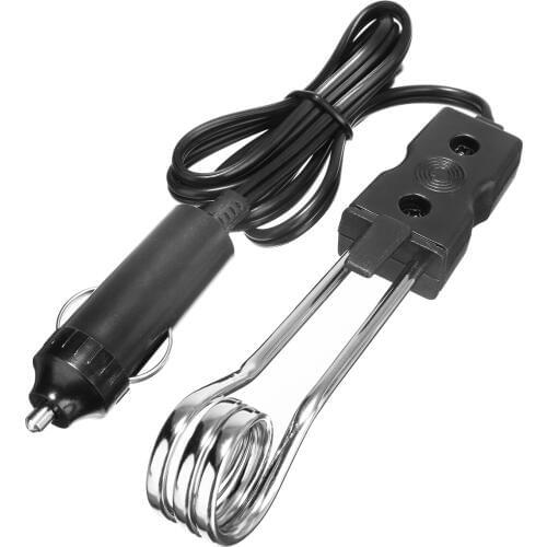 12V High Quality Car Electronic Immersion Heater Water Coffee Heater Boiler Portable Safe Car Electric Heating Tools