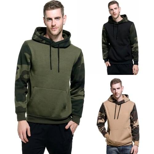 YOUYEDIAN Mens Camouflage Hoodies