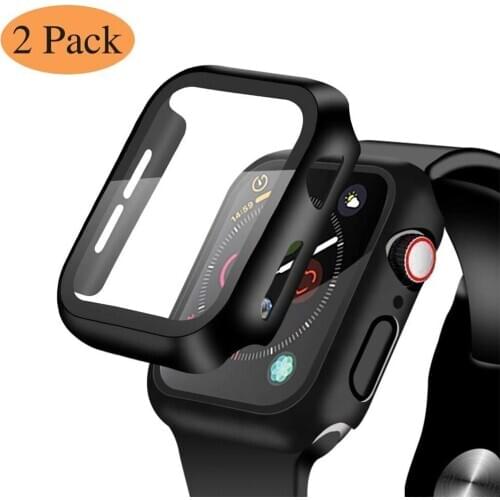 2X Tempered Glass Screen Protector For Apple Watch Series 6 5 4 3 2 SE 44mm 40mm 42mm 38mm iwatch 38 40 42 44 mm Film Protection
