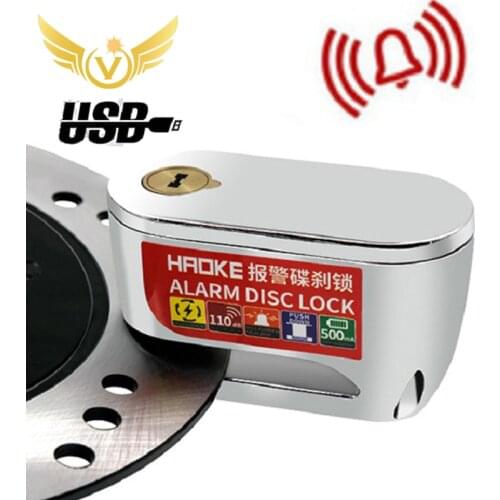 Motorcycle Alarm Disc Lock Brake Security Anti Thief Alarm 110 dB Disc Brake Security Safety Siren Lock Motorbike Accessories
