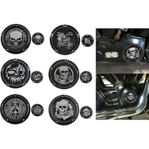 Motorcycle Derby Timing Timer Engine Clutch Cover Protector Guard For Harley Touring Electra Glide Road King Dyna Softail