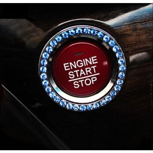 1PCS Car engine start/stop ignition key ring for Citroen C-Quatre C-Triomphe Picasso C1 C2 C3 C4 C4L C5 Elysee/DS-series