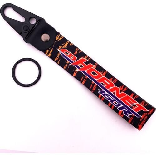 10pcsCB HORNET Motorcycle Car Key Ring Ribbon Hanging Buckle Metal Buckle Personality Cool Practical Ornaments