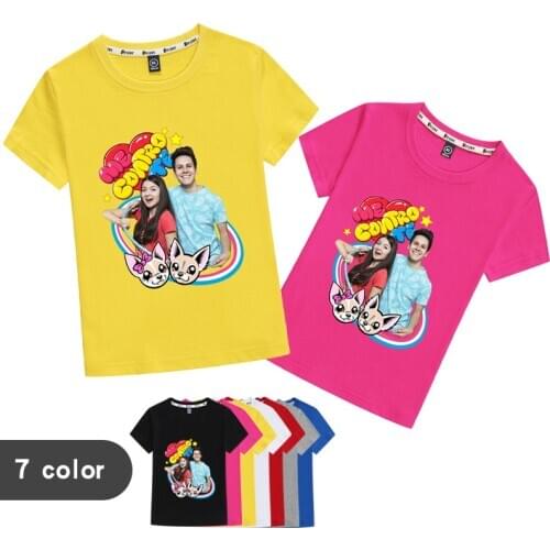 2020 Summer Cotton Baby Boy Short Sleeve T Shirts Cartoon Funny Me Contro Te Baby Girls Tops Kids Tees Children Clothes Costumes