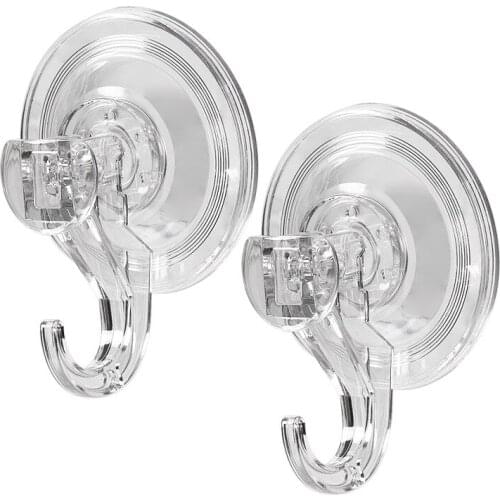 4-8pcs Suction Cup Hooks, Clear Reusable Heavy Duty Vacuum Suction Cup Hooks Glass Kitchen Bathroom Hooks for Towel