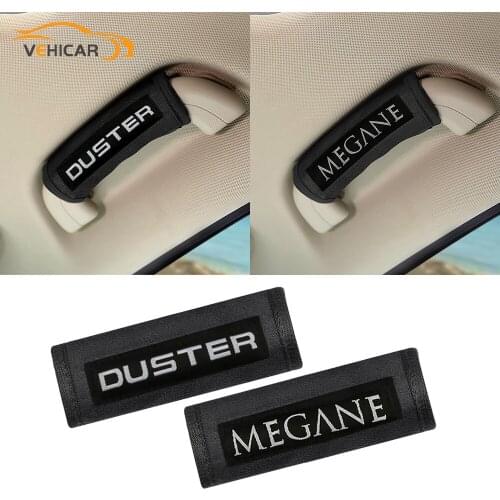 VEHICAR Car Roof Handle Plush Protective For DUSTER MEGANE Auto Interior Accessories Universal Prevent Bumps
