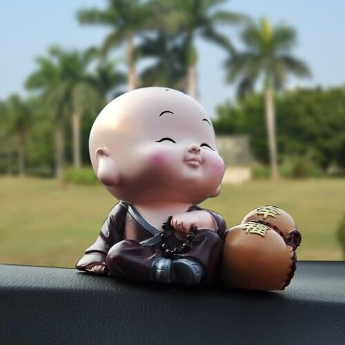 Automobile decoration little monk Car accessories Ornament Decoration products young Buddhist monk Doll