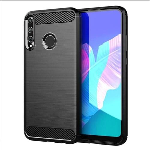 Huawei P30 P40 Lite Pro E Case Carbon fiber Cover Shockproof Phone Case On For Huawei P20 Lite 2019 Cover Full Protection Bumper