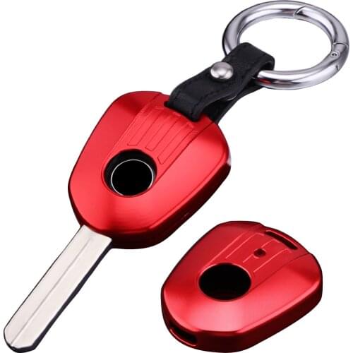 Kwaks Motorcycle Key Case Compatible for Honda CRF1100L Africa Twin Aluminum Alloy Car Key Cover with Keychain
