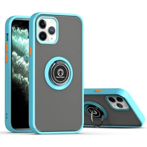 Camera Protection Ring Holder Phone Case For iPhone 12 11 Pro Max XR XS Max X 7 8 Plus 12Mini 11Pro 12Pro 11 12 Car Holder Cover