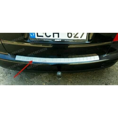 For VW Volkswagen Touran 2003-2007 2008 2009 2010 2011 2012 2013 2014 2015 Rear Bumper Protector Sill Trunk Tread Plate Trim