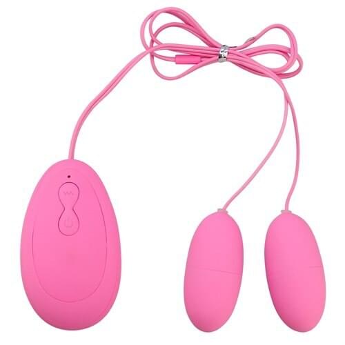 20 Speeds Remote Control Double Vibrating Egg Ball Women Masturbation Vibrating Jump Eggs 2 Point Stimulation Massage Sex Toys