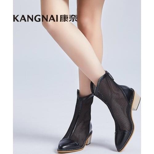 KANGNAI Women's Ankle Boots