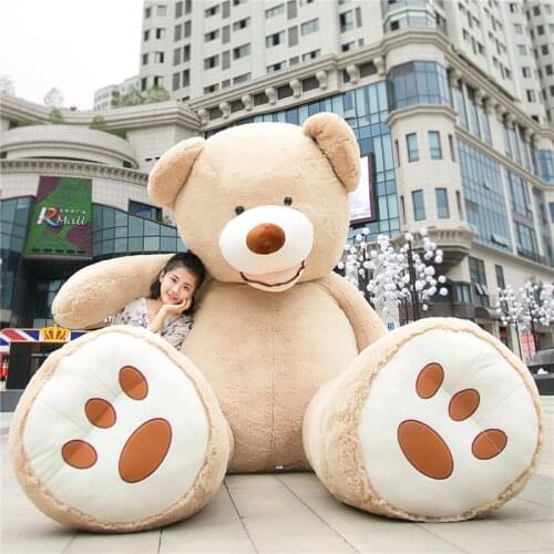 Kawaii Simulation Big Teddy Bear Soft Plush Pillows Stuffed Animals Sofa Decor Cartoon Cute Plush Toys for Children Kids Gift