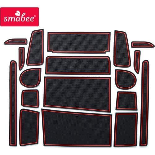 Smabee Gate slot pad For DAIHATSU CAST LA250S/260S Interior Door Pad/Cup Dust mats Water Coaster Non-slip RED/WHITE/BLACK