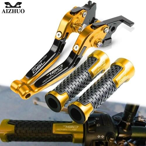 Motorcycle Accessories 790Adventure Folding Extendable Brake Clutch Lever FOR 790ADVENTURE R 790ADV 2017-2019 Handle Grips
