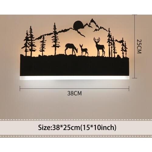 Vintage Children LED Wall Lamp Bedside Light Nordic Living Room Wall Art Sconce Lamp Hallway Led Mirror Vanity Lamp Home Docor