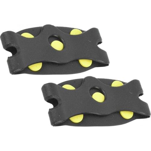 5 Tooth Ice Snow Gripper Climbing Non Slip Spikes Grips Crampon Cleats Ice Gripper Stud Shoes Cover Spring Claw Crampon Boots