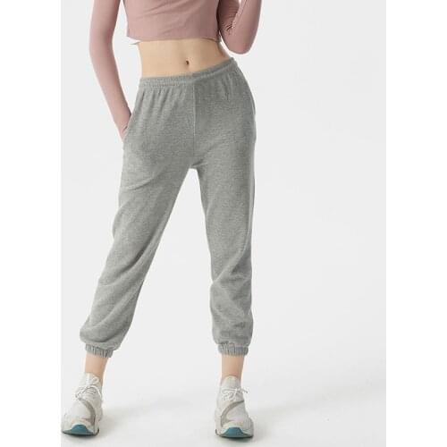 Sportswear Womens Pants Spring And Autumn New Casual Spring and Summer Thin 9-Point Straight Loose Legged Pants/40