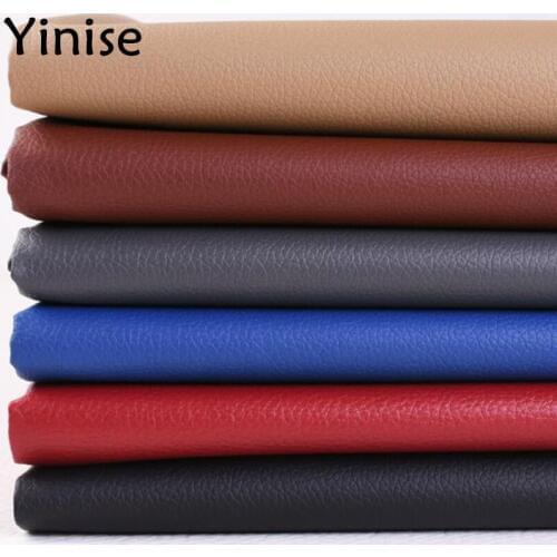 100x160cm Synthetic Leather Fabric Emboss Lithci PVC Artificial Faux Leather Fabrics DIY Bags Shoes Sofa Car Sewing Materials