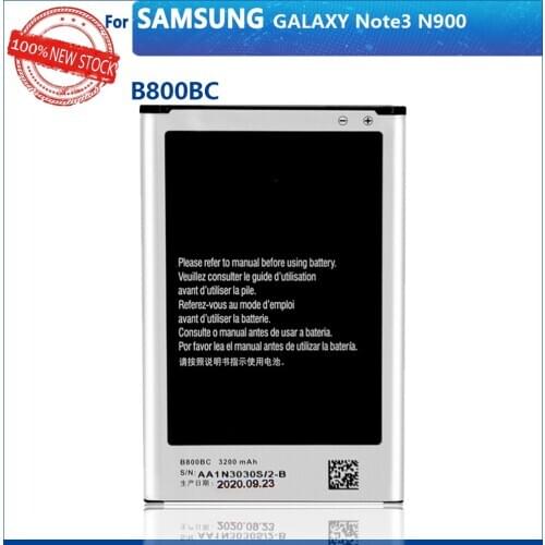 100% Original 3200mAh B800BE For Samsung Galaxy Note 3 N900 N9002 N9005 N9006 N9008 B800BC B800BCU Phone High quality Battery