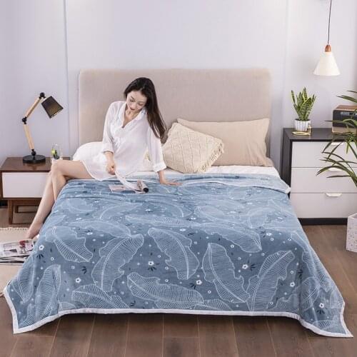 2020 new ferret fleece blanket four seasons blanket Falai fleece blanket office nap blanket coral fleece blanket blanket throw