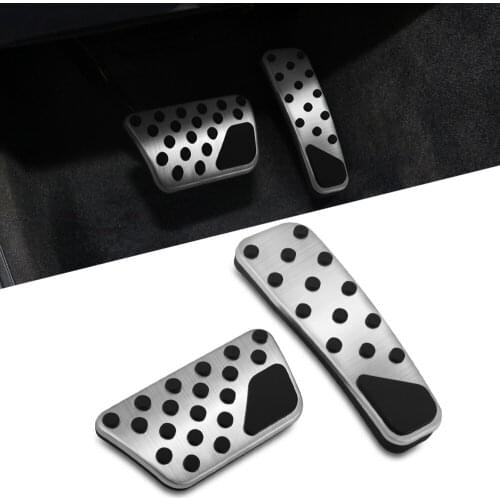 Car Antiskid Pad Accelerator Gas Fuel Brake AT Pedal Cover Set For Dodge Challenger Charger Chrysler 300 2009+ Accessories