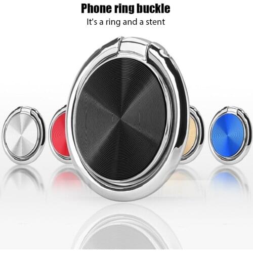 CD Pattern Metal Mobile Phone Ring Holder Use with Magnetic Car Phone Holder 360 Degree Rotatable Stand Smartphone Desk Bracket