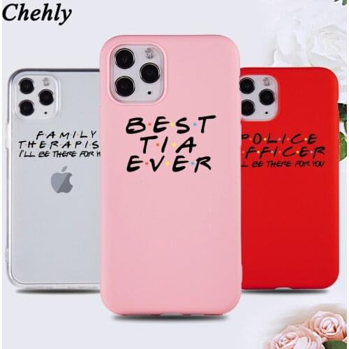 Chehly Phone Case for IPhone 6s 7 8 11 Plus Pro X XS MAX XR SE Fashion Letters Cases Soft Silicone Fitted TPU Accessorie Covers