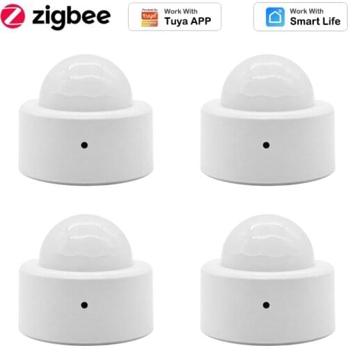 Zigbee 3.0 Human Body Motion Sensor For Tuya Smart life APP Wireless Body Movement PIR Detector Home Automation Detect By Phone