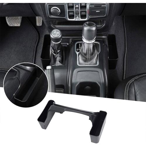 For Jeep Wrangler JL 2018 2019 2020 Car Central Armrest Storage Box Center Console Flocking Organizer Tray Holder Accessories