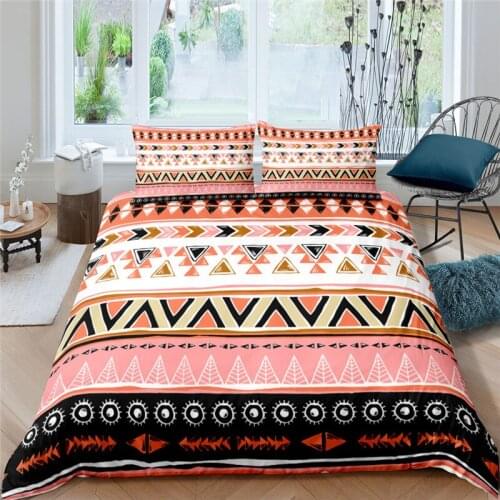 Home Living Luxury 3D Bohemia Bedding Set Comfortable Duvet Cover Set Kids Bedding Set Queen and King EU/US/AU/UK Size