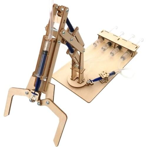 Hydraulic Mechanical Arm Diy Models & Building Toy Science &Education Model Toy For Children Christmas Birthday Gift Toy For Kid