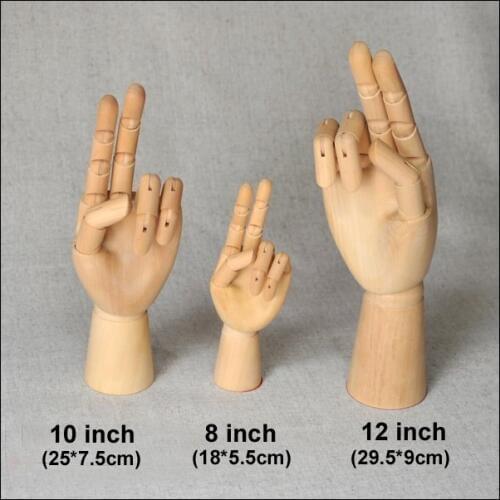 HOT sell!Freeshipping!! Wooden human hand toy,wooden human model,3 pieces/lot.The best gift for Christmas