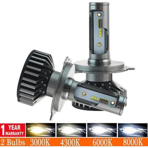 H4 H7 Mini Headlight 16000LM Canbus No Error H1 H3 H8 H11 9005 9006 80W 6500K Car Styling Auto Headlamp Fog Light Bulbs