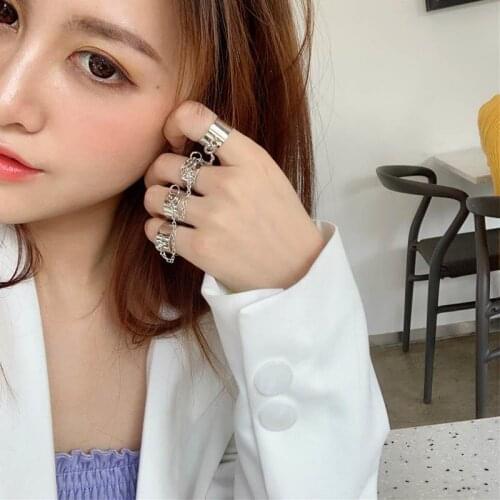 Crystal Cross Ring Metal Chain High Quality Unisex Women Hot Sale For Men Gifts Jewelry Adjustable Beautiful Party