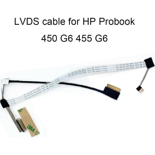 Computer Cables For HP ProBook 450 G6 455 G6 DD0X8KLC300 DD0X8KLC310 Laptops LCD LVDS Display Video Screens Flex Ribbon Cable