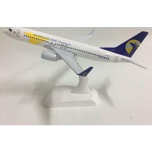 JASON TUTU 20cm Mongolia Boeing 737 Plane Model Airplane Model Aircraft Model 1:300 Diecast Metal planes toys Gift Collect