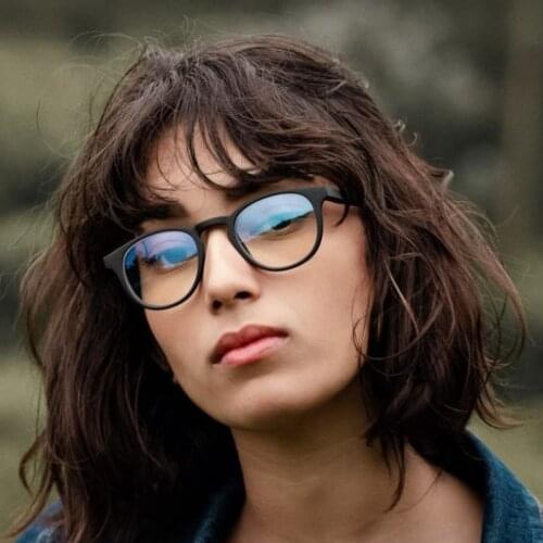 BLUEMOKY Anti Blue Light Blocking Computer Glasses Women Vintage Round Optical Spectacles Men Radiation Protection Eyeglasses