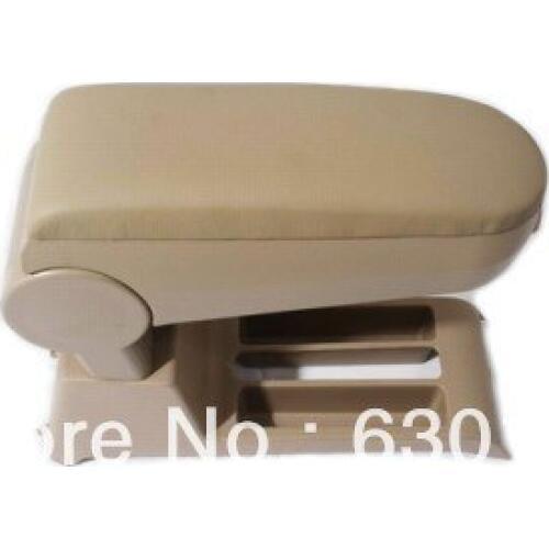 Center Console Armrest (Leatherette Beige) For VW Volkswagen Polo 9N