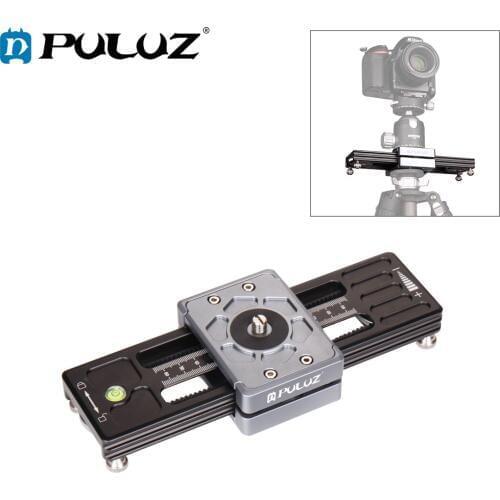 PULUZ Close-Up Shooting Desktop Fluid Drag Track Slider Aluminum Alloy Camera Video Stabilizer Rail For Camera Camcorder