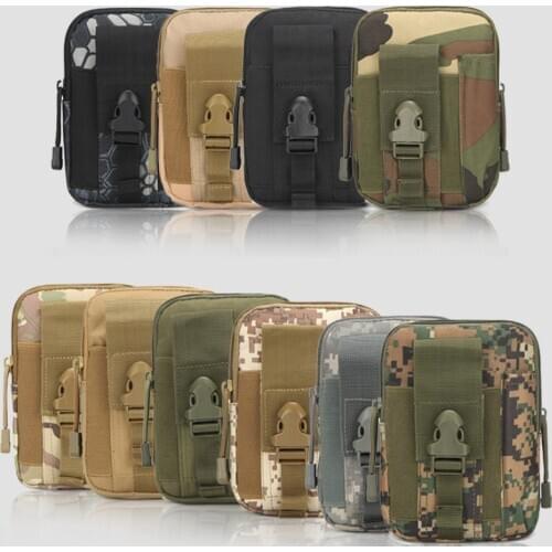 Tactical Waist Pack Belt Bag Camping Outdoor Hiking Military Molle Pouch Wallet Outdoor Bags Phone Case For Travel