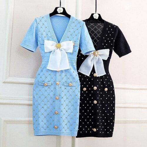VAHAMAS Fashionable Knitted Dresses
