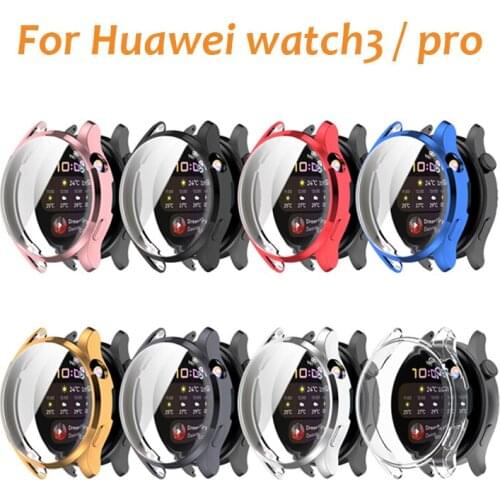 Protect Cover For Huawei Watch 3/Pro TPU Bumper Multicolor For Huawei Watch 3 Pro Smartwatch Protective Shell