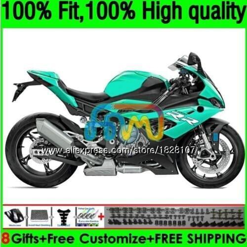 100%Fit Injection For NEW S1000 RR S1000RR 19 20 21 153BS.56 S1000-RR S 1000 RR Glossy cyan S 1000RR 2019 2020 2021 OEM Fairing