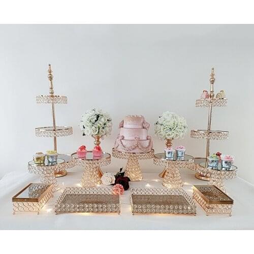 3pcs-16pcs/lot Cake Plate Stand Plate High Base Cupcake Dish Party Filming Props Dessert Dish Wedding Decoration Display