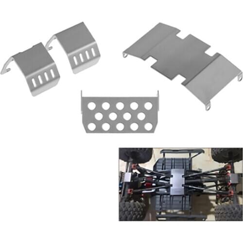 4PCS Axle Protective Guard Skid Plate Bumper Protector for 1/10 Axial SCX10 II 90046 90047 90059 90060 RC Crawler Car Parts