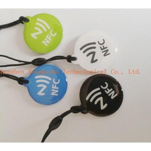 500 PCS/Lot Re-writable 13.56MHz Smart IC KeyFobs customized